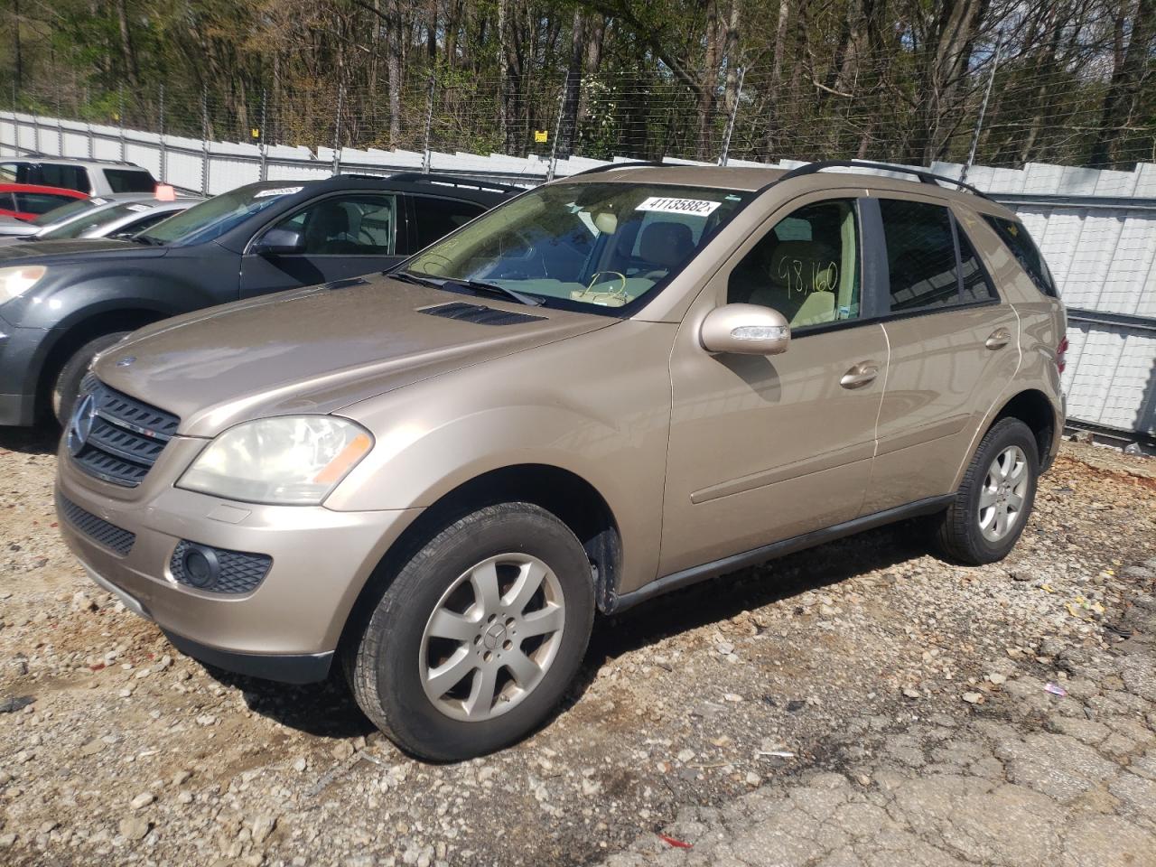 Photo 2 from auction – 2007 MERCEDES-BENZ ML 350 with VIN 4JGBB86E47A243282