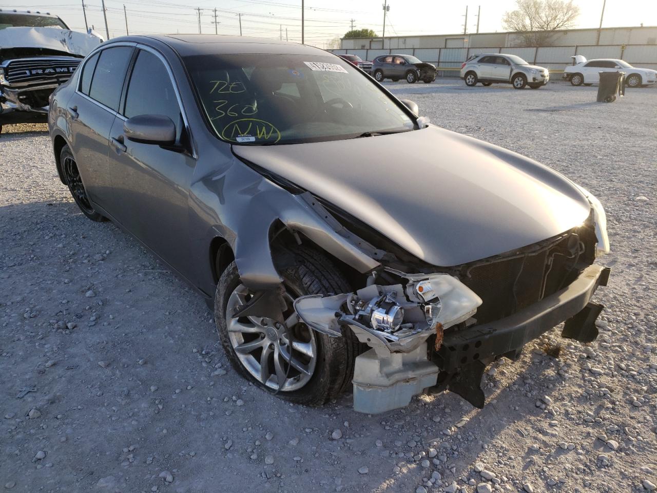 INFINITI G35 2008 with VIN JNKBV61E98M224023 - Photo from auction