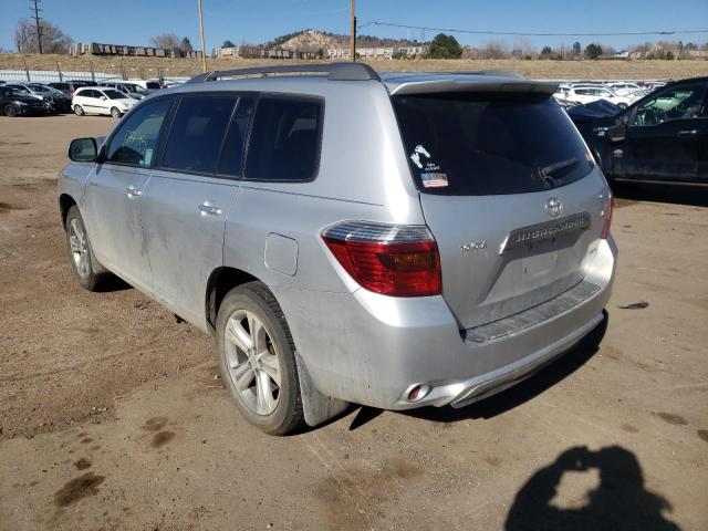 Photo 3 from auction – 2008 TOYOTA HIGHLANDER with VIN JTEES43A582108380
