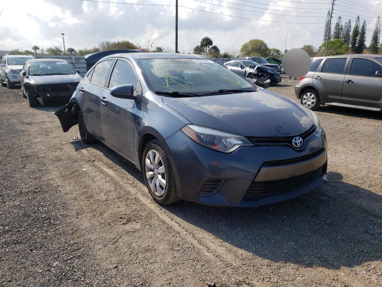 TOYOTA COROLLA L 2016 with VIN 2T1BURHE9GC676383 - Photo from auction