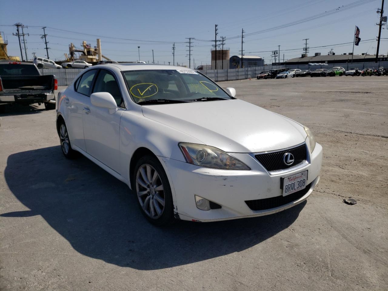 LEXUS IS 250 2008 with VIN JTHCK262382026876 - Photo from auction
