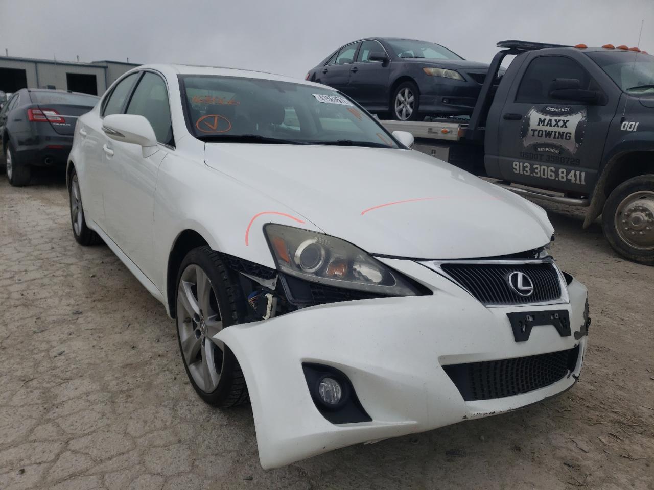 LEXUS IS 250 2012 with VIN JTHBF5C2XC5163066 - Photo from auction