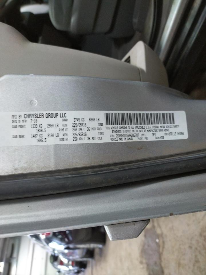 Photo 10 from auction – 2010 DODGE GRAND CARA with VIN 2D4RN3D15AR385787