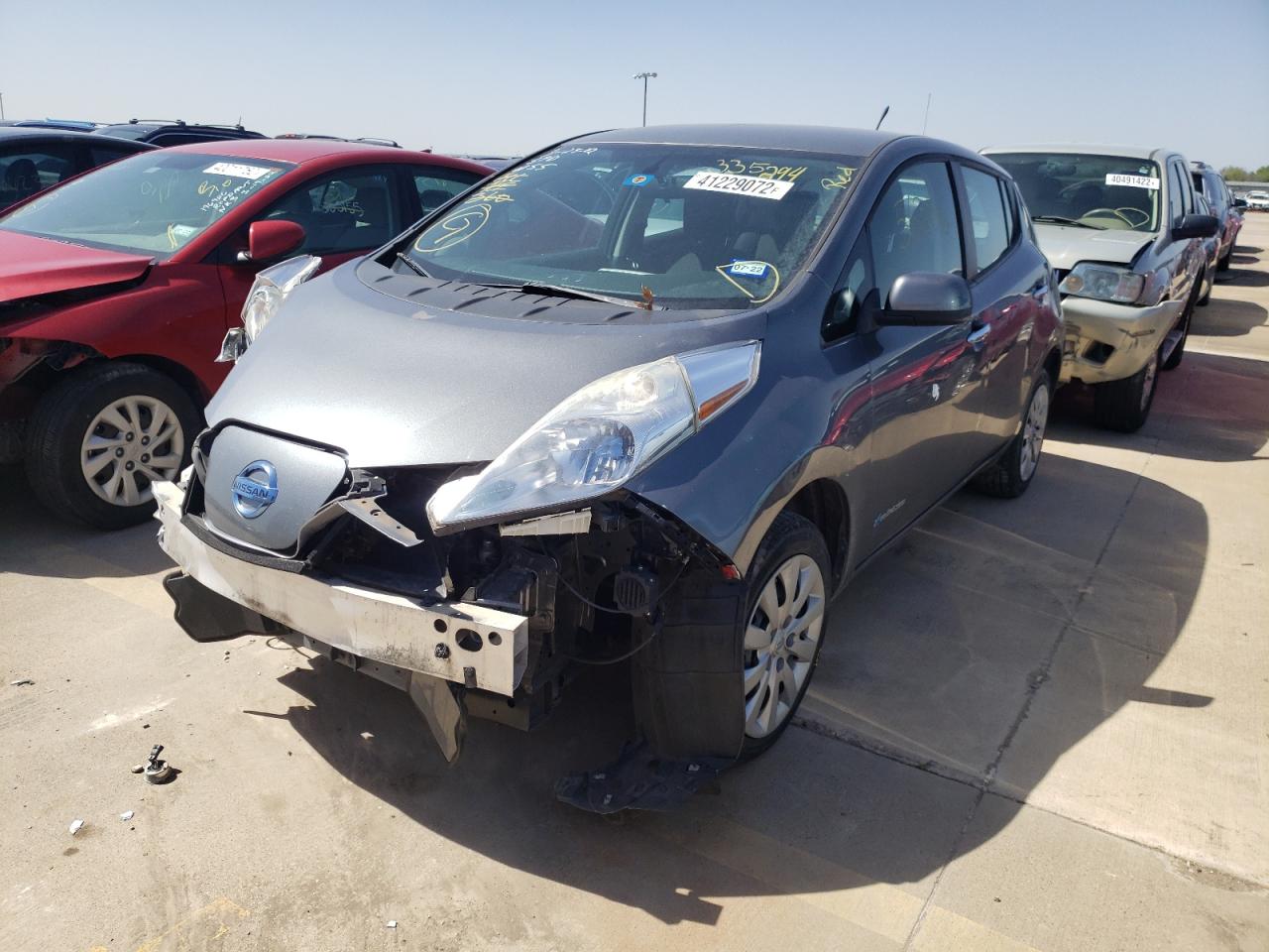 Photo 2 from auction – 2014 NISSAN LEAF S with VIN 1N4AZ0CP8EC335294