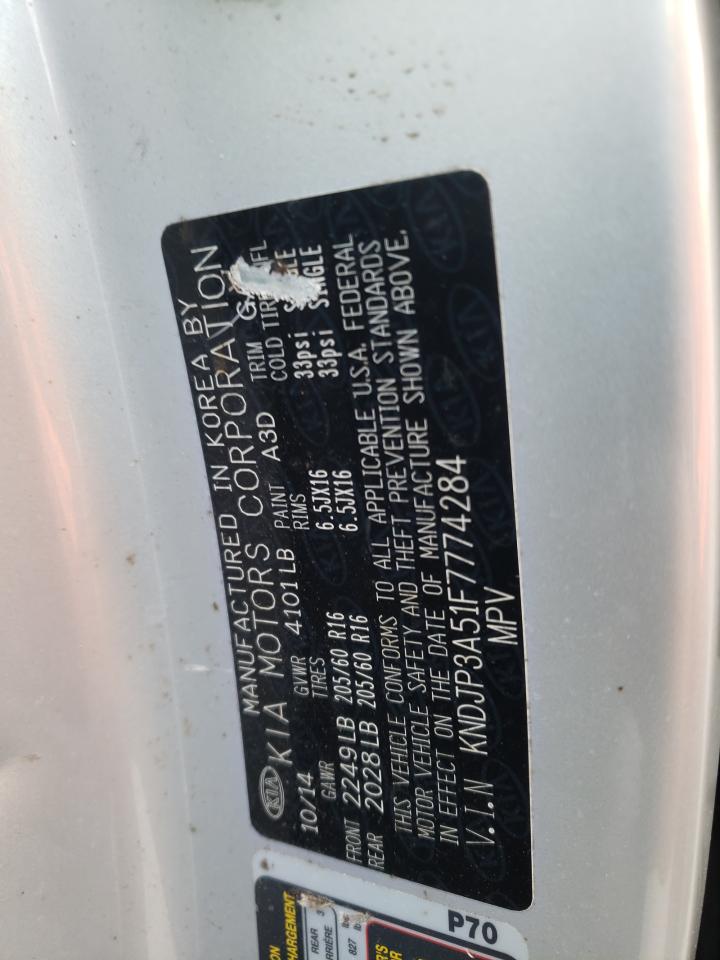 Photo 10 from auction – 2015 KIA SOUL + with VIN KNDJP3A51F7774284