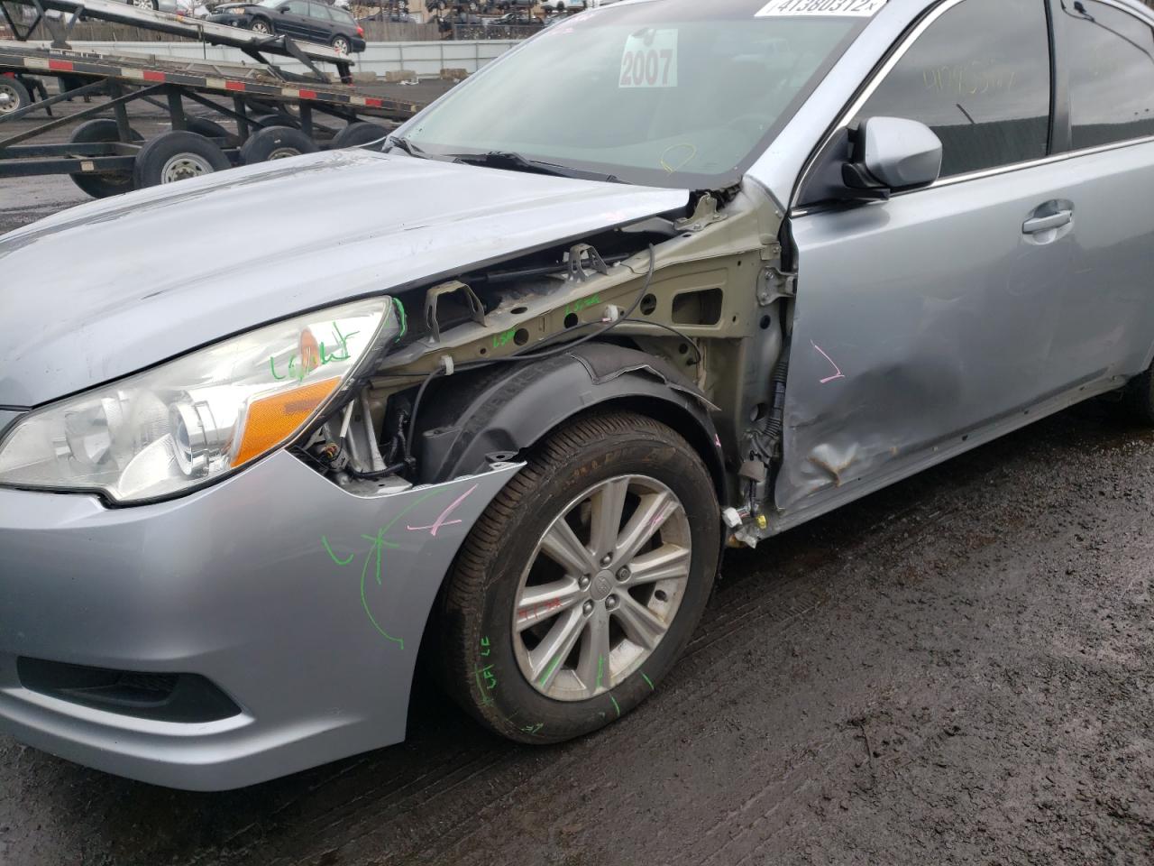 Photo 9 from auction – 2012 SUBARU LEGACY 2.5 with VIN 4S3BMBC67C3029118