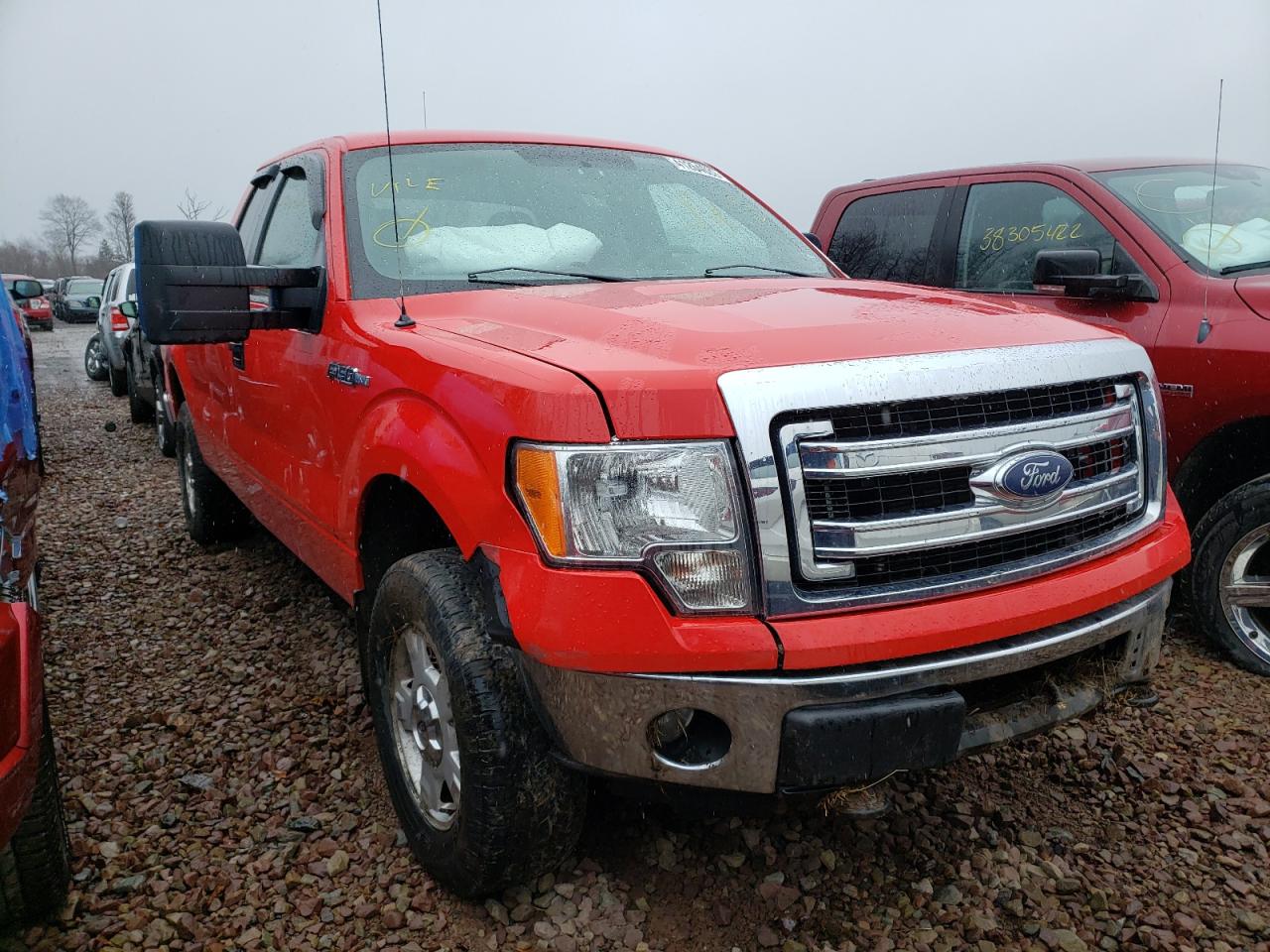 FORD F150 SUPER 2014 with VIN 1FTFX1EF5EFB48593 - Photo from auction