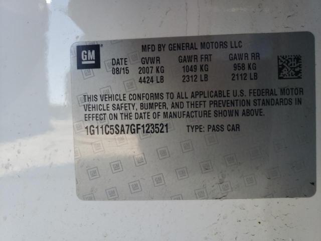 Photo 10 from auction – 2016 CHEVROLET MALIBU LIM with VIN 1G11C5SA7GF123521