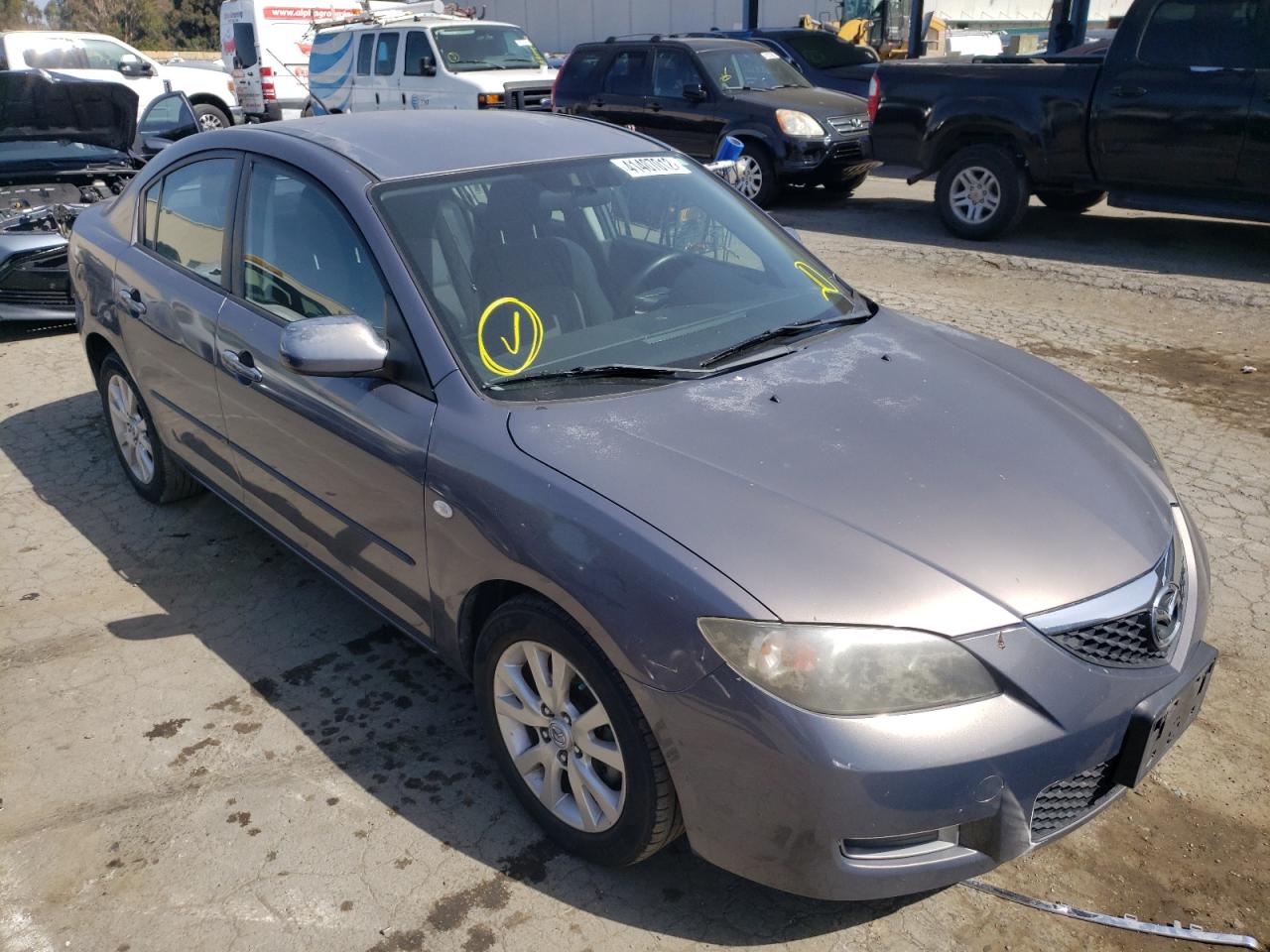MAZDA 3 I 2008 with VIN JM1BK12F081805285 - Photo from auction