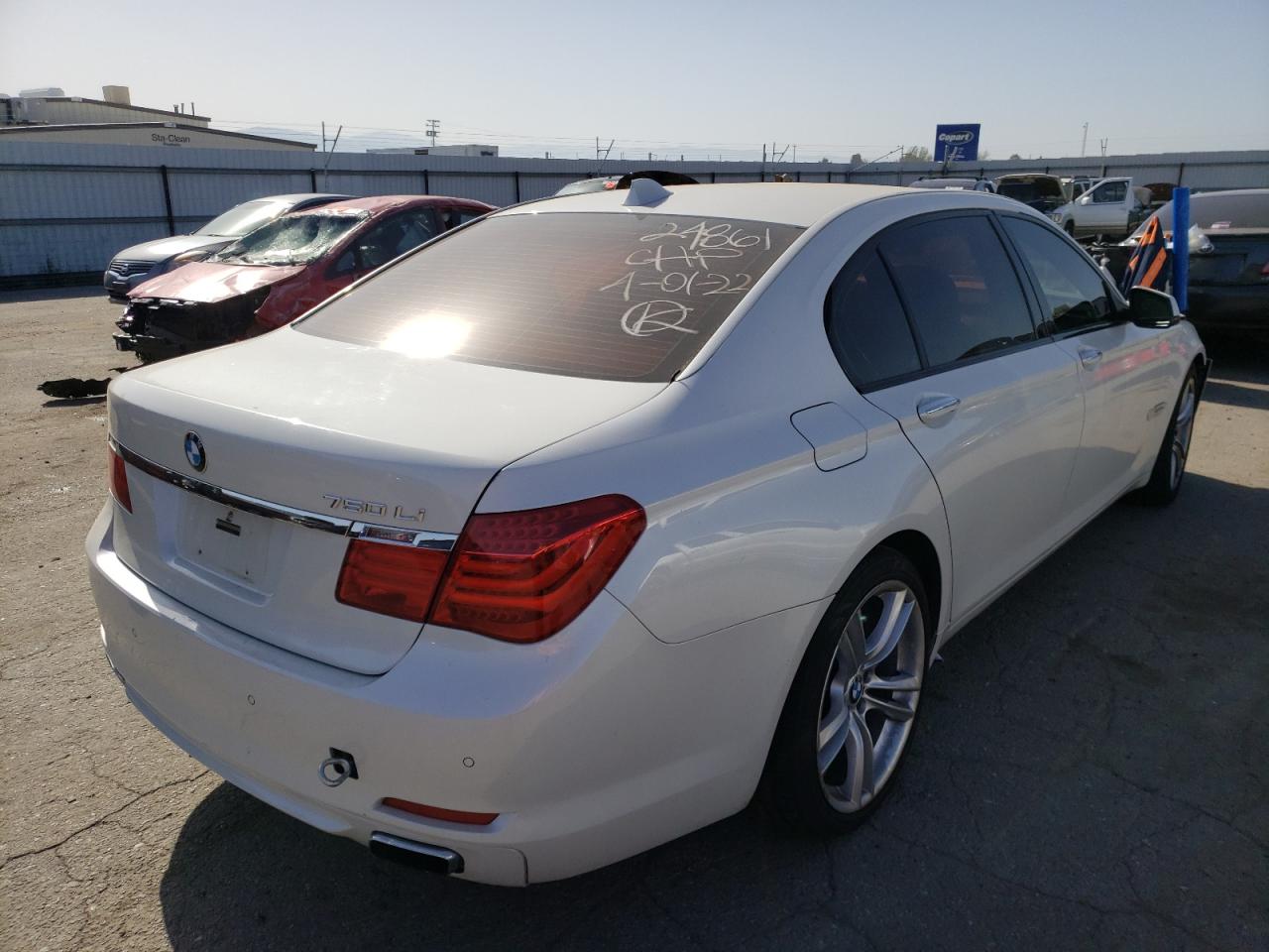 Photo 4 from auction – 2012 BMW 750 LI with VIN WBAKB8C55CC962514