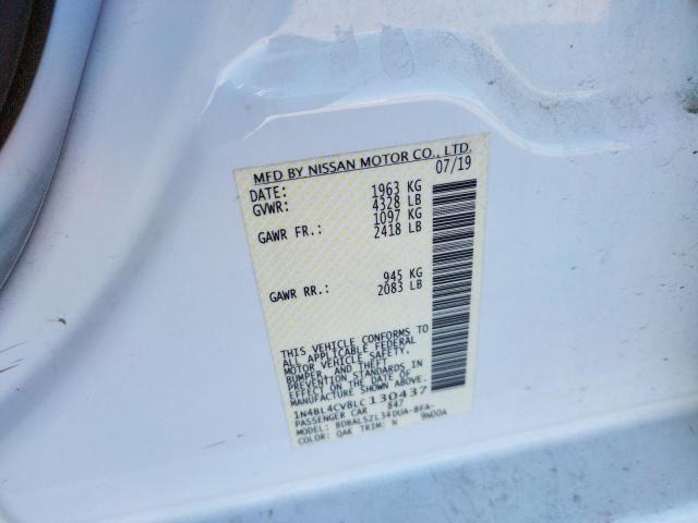 Photo 10 from auction – 2020 NISSAN ALTIMA SR with VIN 1N4BL4CV8LC130437