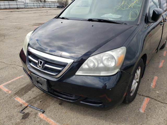 Photo 9 from auction – 2007 HONDA ODYSSEY EX with VIN 5FNRL38657B086653