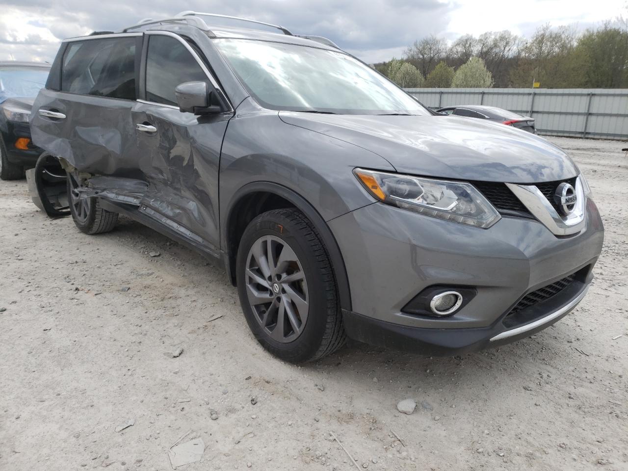 NISSAN ROGUE 2016 with VIN 5N1AT2MV4GC865796 - Photo from auction