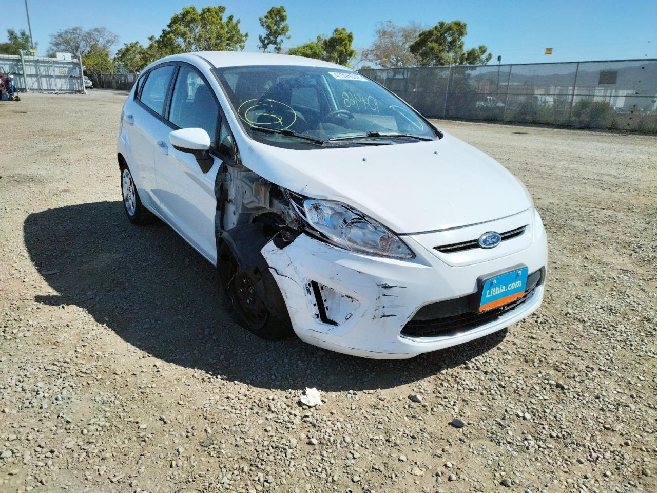 FORD FIESTA SE 2012 with VIN 3FADP4EJ9CM183167 - Photo from auction