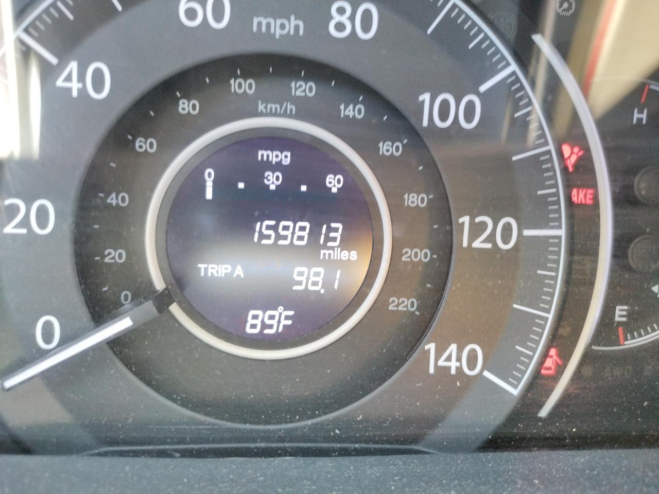 Photo 8 from auction – 2015 HONDA CR-V LX with VIN 5J6RM4H36FL041445