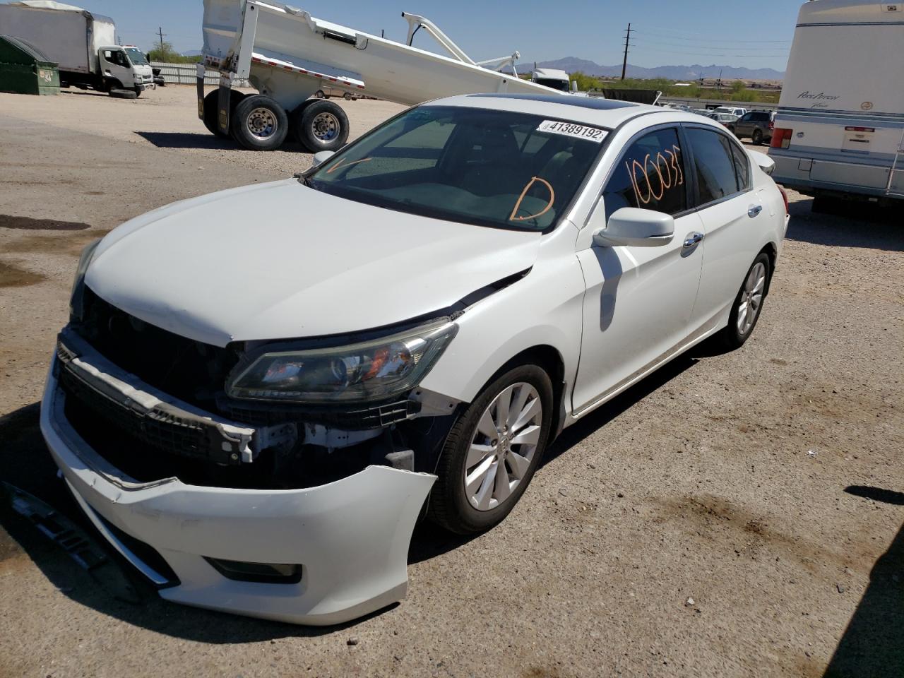 Photo 2 from auction – 2015 HONDA ACCORD EX with VIN 1HGCR2F70FA050453