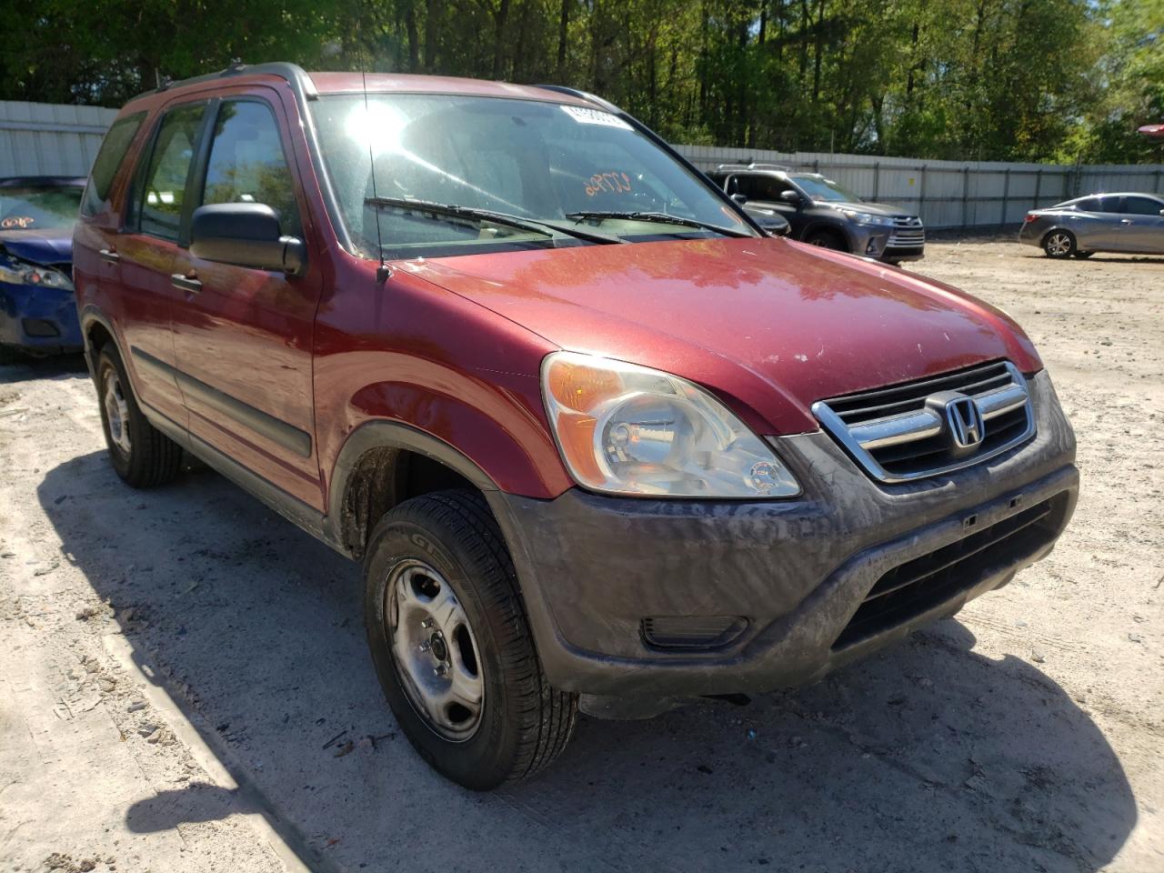 HONDA CR-V LX 2002 with VIN JHLRD68422C010958 - Photo from auction