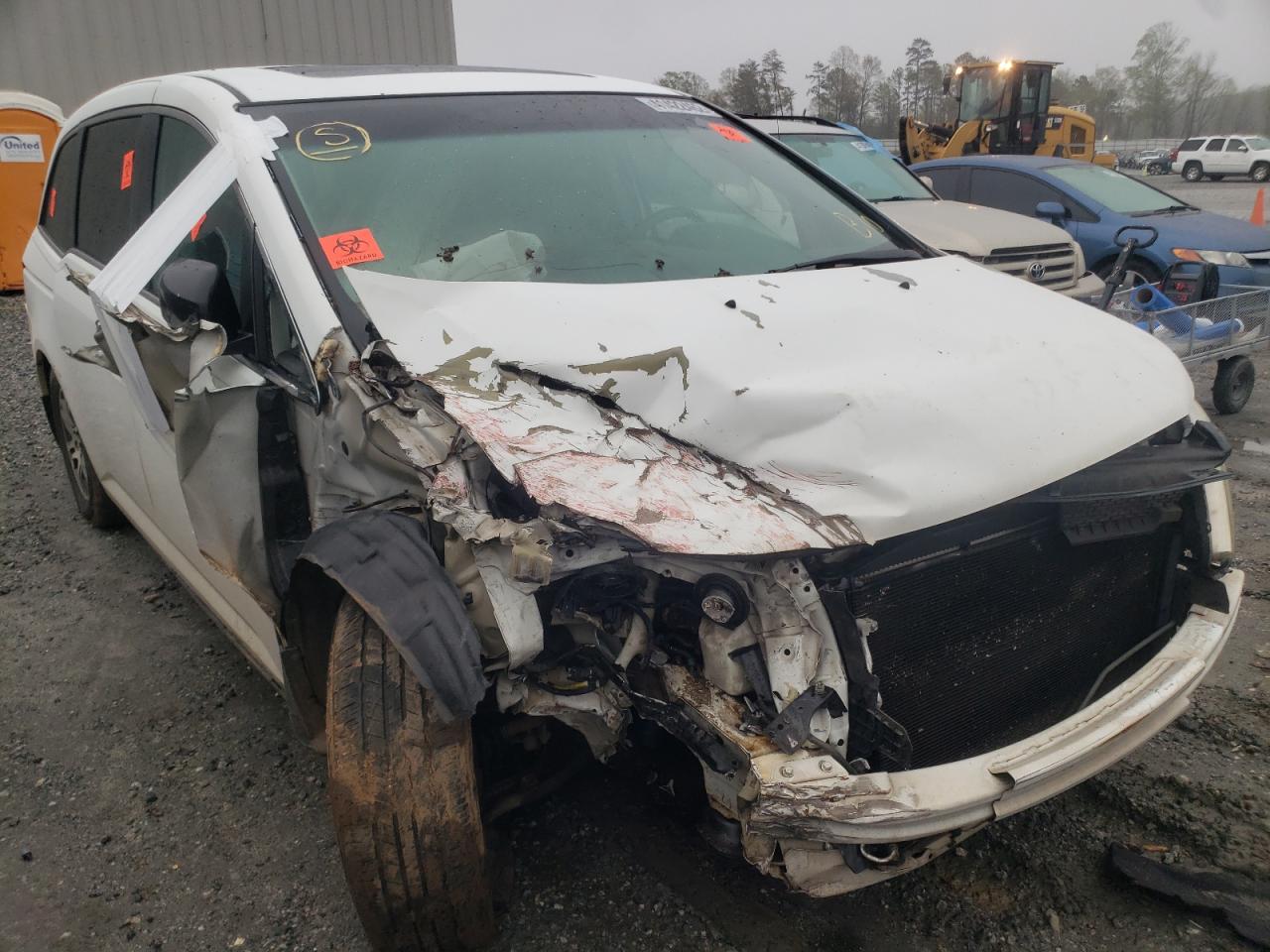 HONDA ODYSSEY EX 2011 with VIN 5FNRL5H62BB047376 - Photo from auction