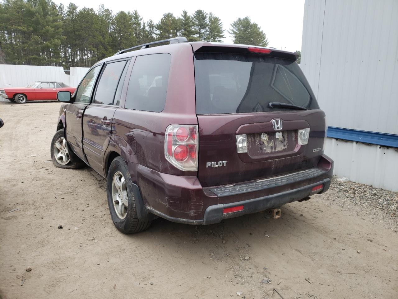 Foto 3 de la subasta – 2008 HONDA PILOT EXL con VIN 5FNYF18578B046591
