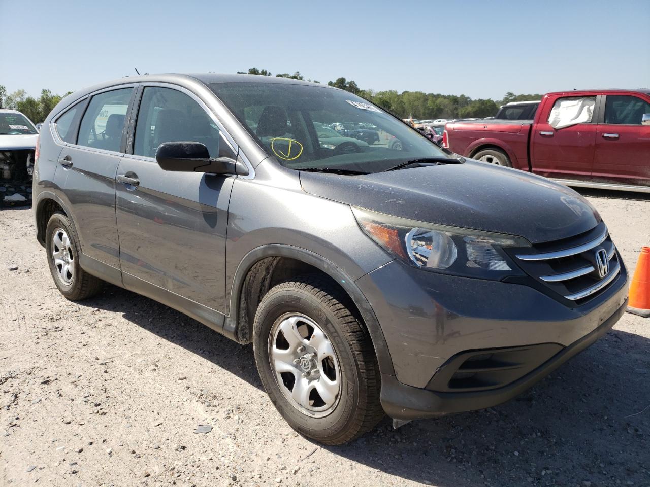 HONDA CR-V LX 2014 with VIN 3CZRM3H39EG713312 - Photo from auction