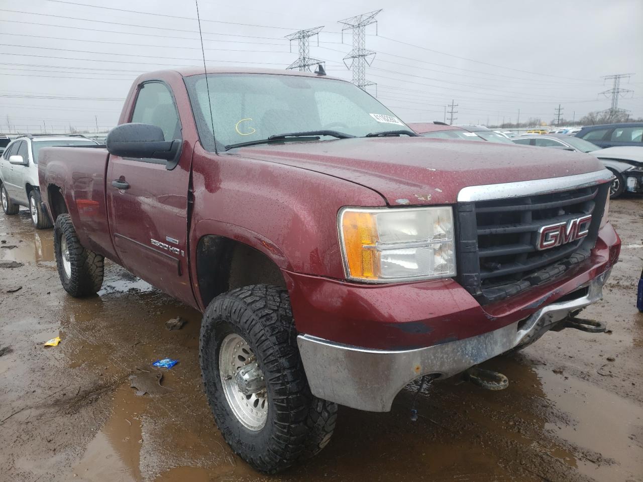 GMC SIERRA K25 2008 with VIN 1GTHK24608E115199 - Photo from auction