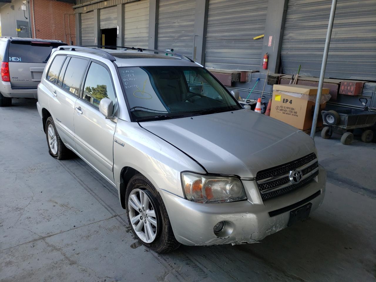 TOYOTA HIGHLANDER 2007 with VIN JTEEW21A170045607 - Photo from auction