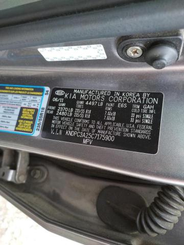 Photo 10 from auction – 2012 KIA SPORTAGE E with VIN KNDPC3A25C7175900