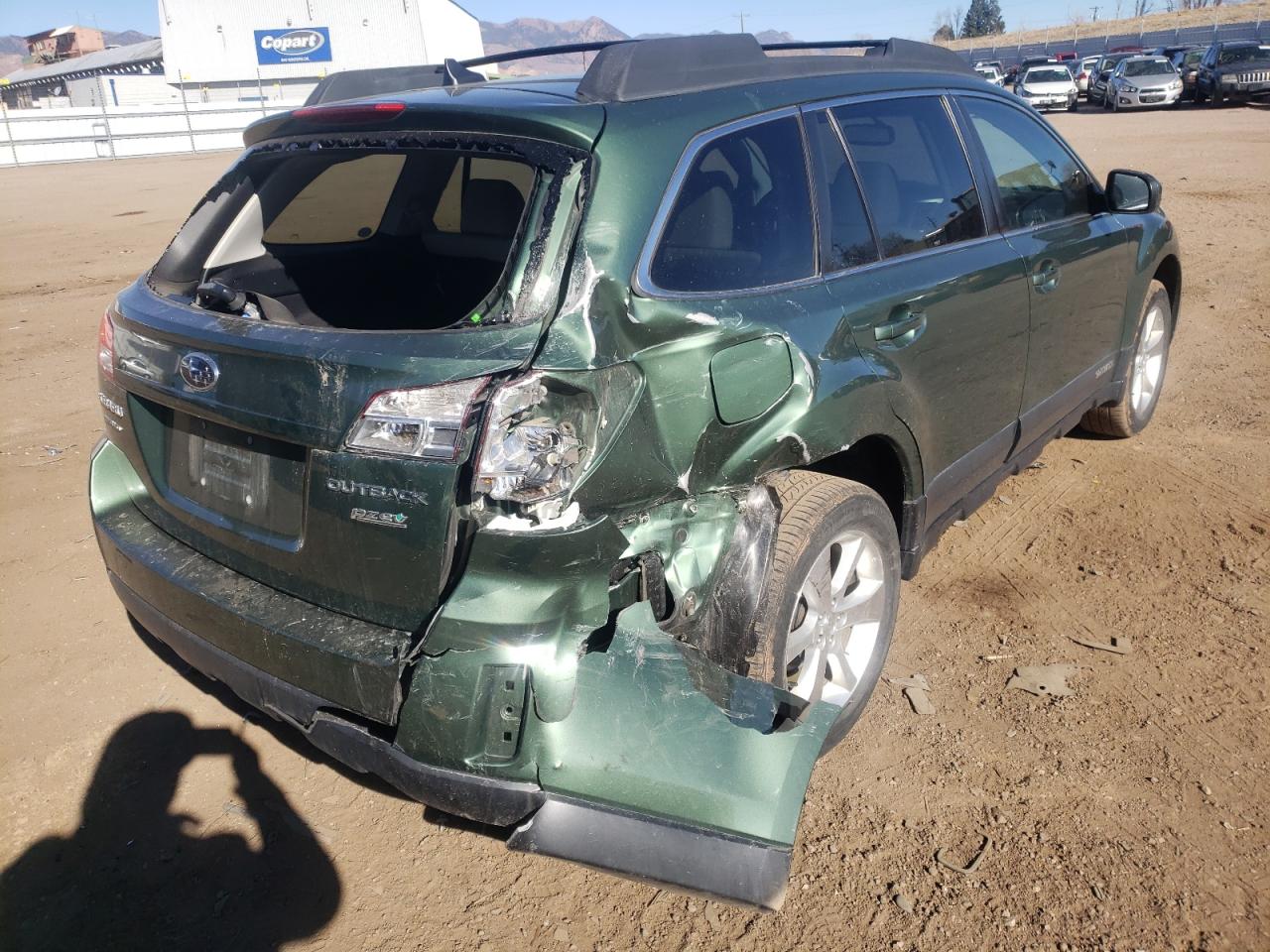 Photo 4 from auction – 2013 SUBARU OUTBACK 2. with VIN 4S4BRBKC9D3321102