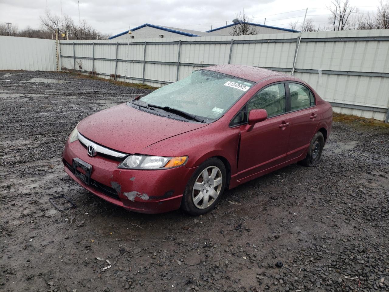 Photo 2 from auction – 2007 HONDA CIVIC LX with VIN 2HGFA16587H513035