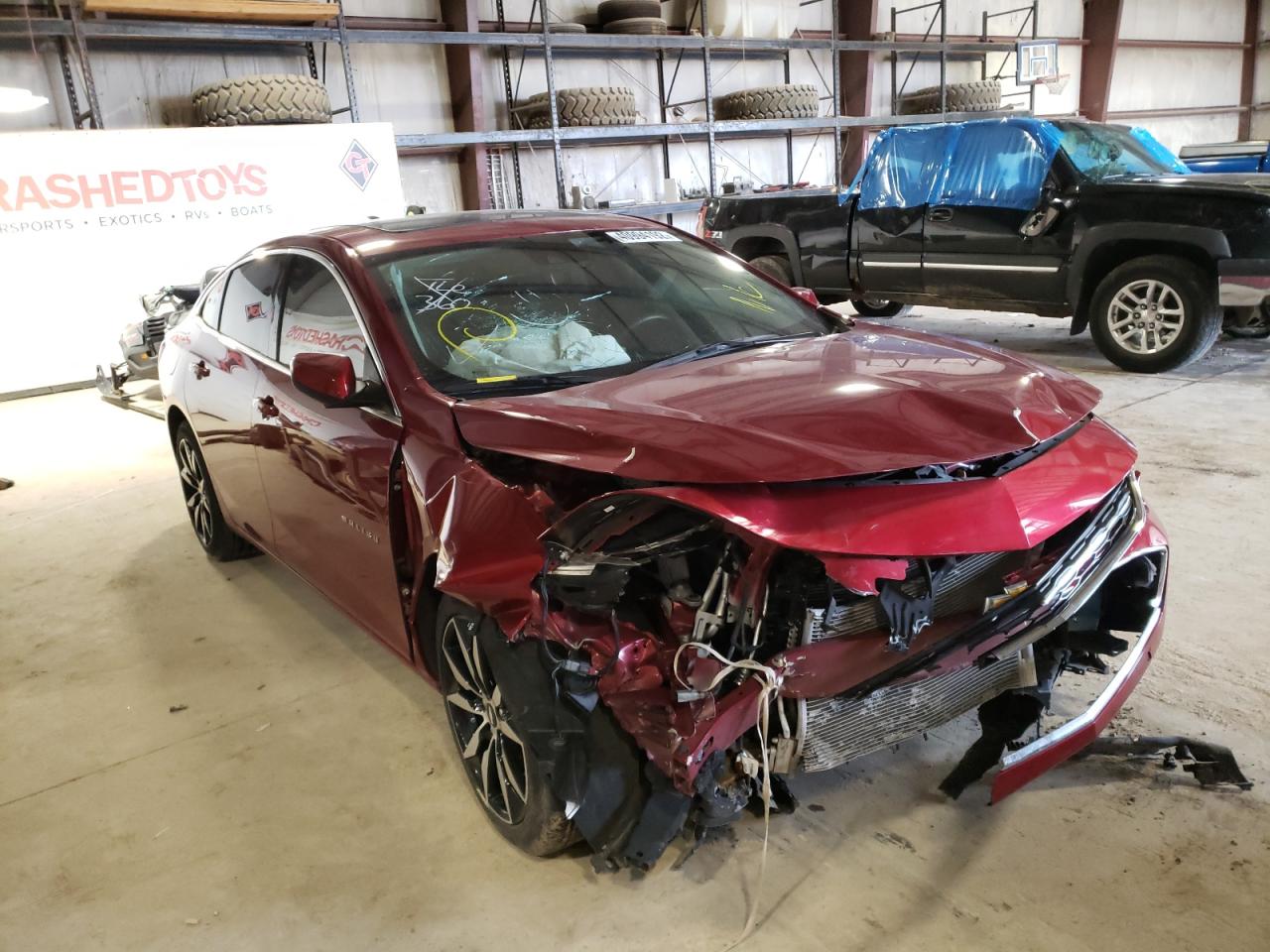 CHEVROLET MALIBU LT 2018 with VIN 1G1ZD5ST0JF268389 - Photo from auction