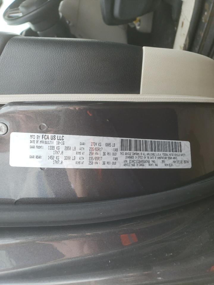 Photo 10 from auction – 2017 CHRYSLER PACIFICA T with VIN 2C4RC1EG8HR564748