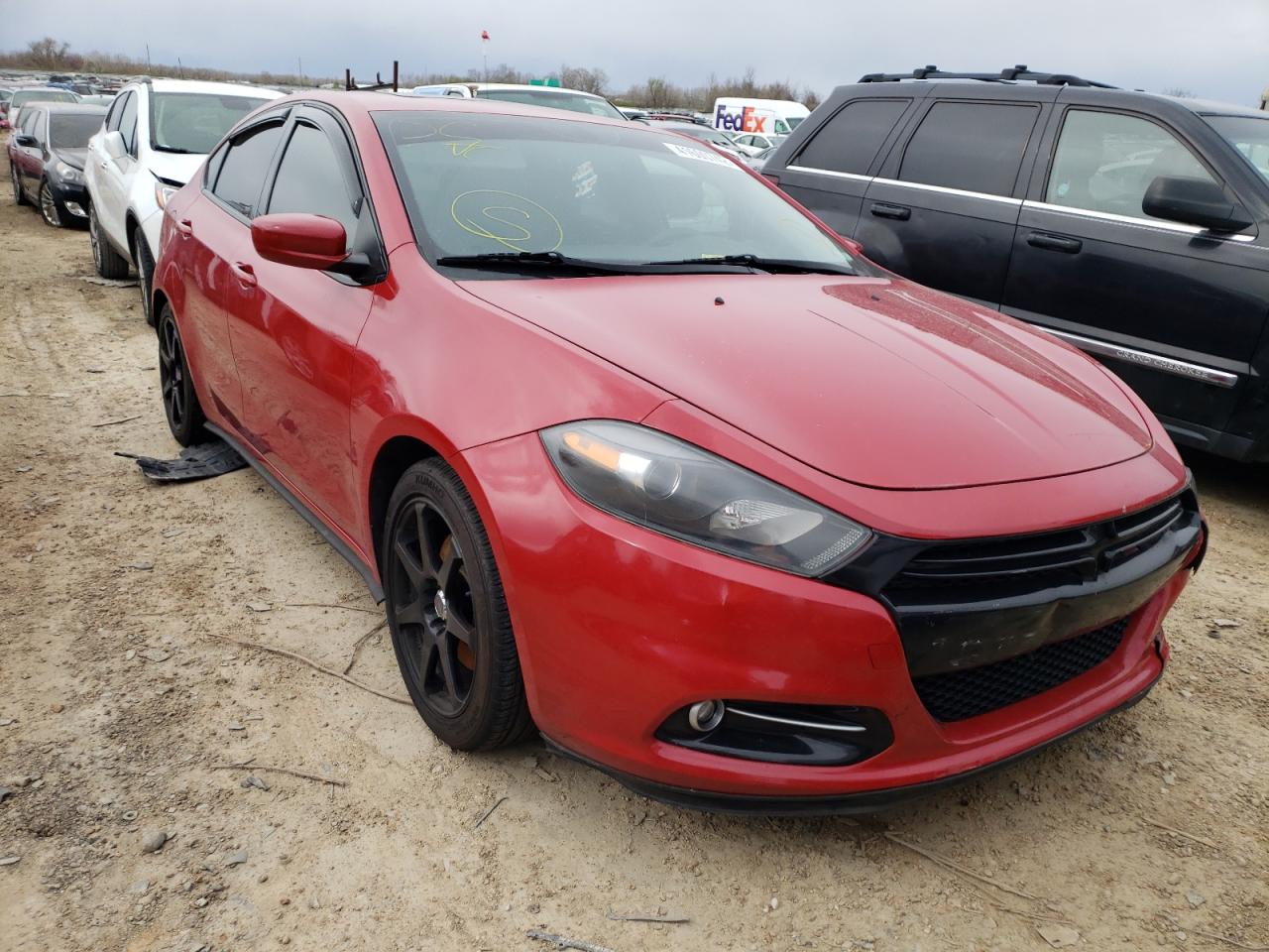 DODGE DART SXT 2013 with VIN 1C3CDFBA8DD335357 - Photo from auction