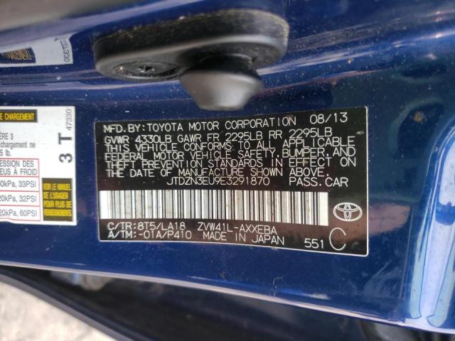 Photo 10 from auction – 2014 TOYOTA PRIUS V with VIN JTDZN3EU9E3291870