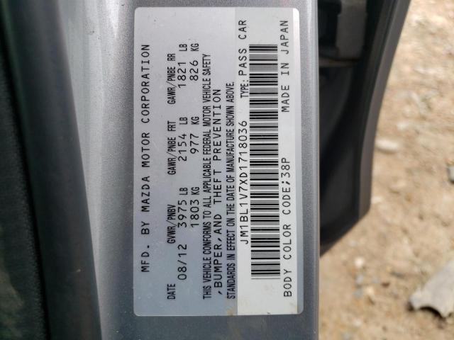 Photo 10 from auction – 2013 MAZDA 3 I with VIN JM1BL1V7XD1718036