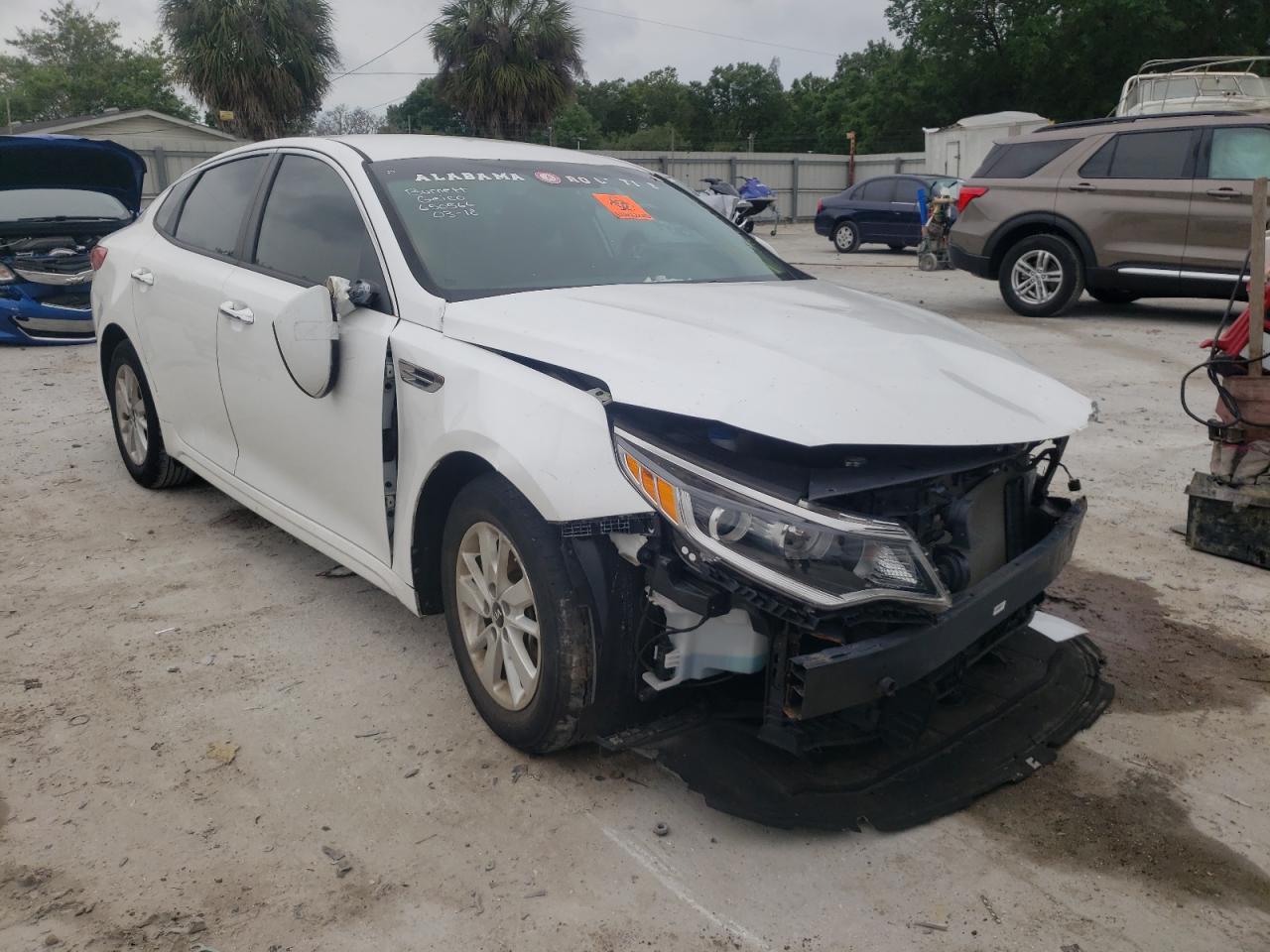 KIA OPTIMA LX 2016 with VIN KNAGT4L30G5087380 - Photo from auction