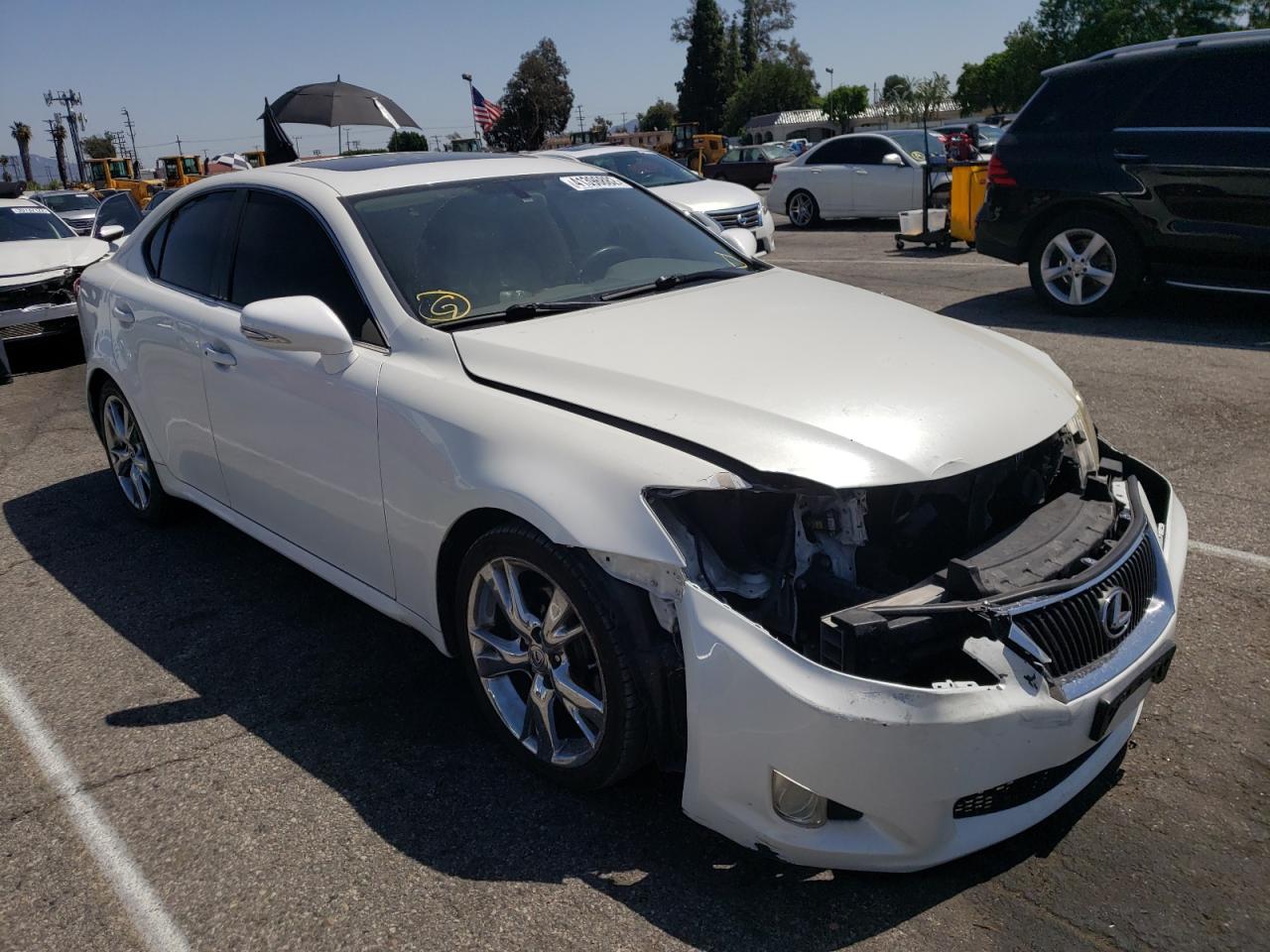 LEXUS IS 250 2009 with VIN JTHBK262995105738 - Photo from auction