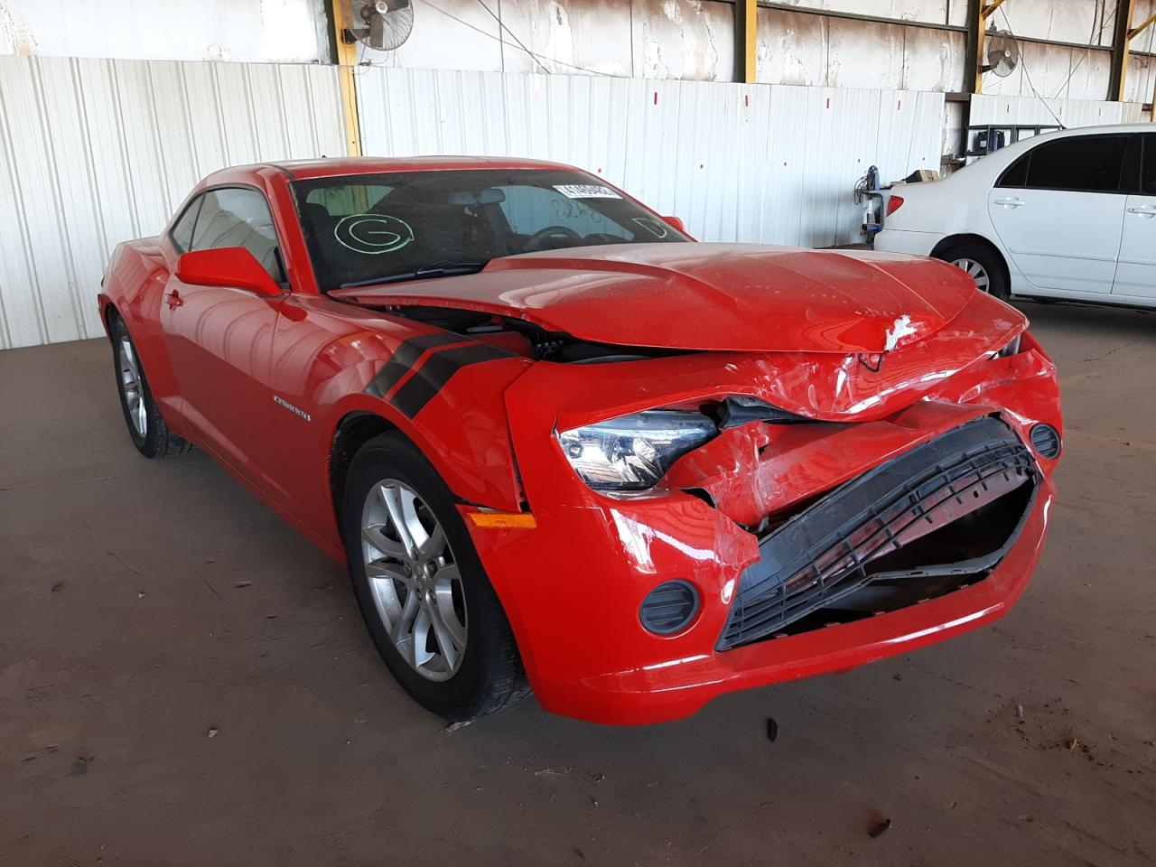 CHEVROLET CAMARO 2014 with VIN 2G1FA1E33E9321858 - Photo from auction