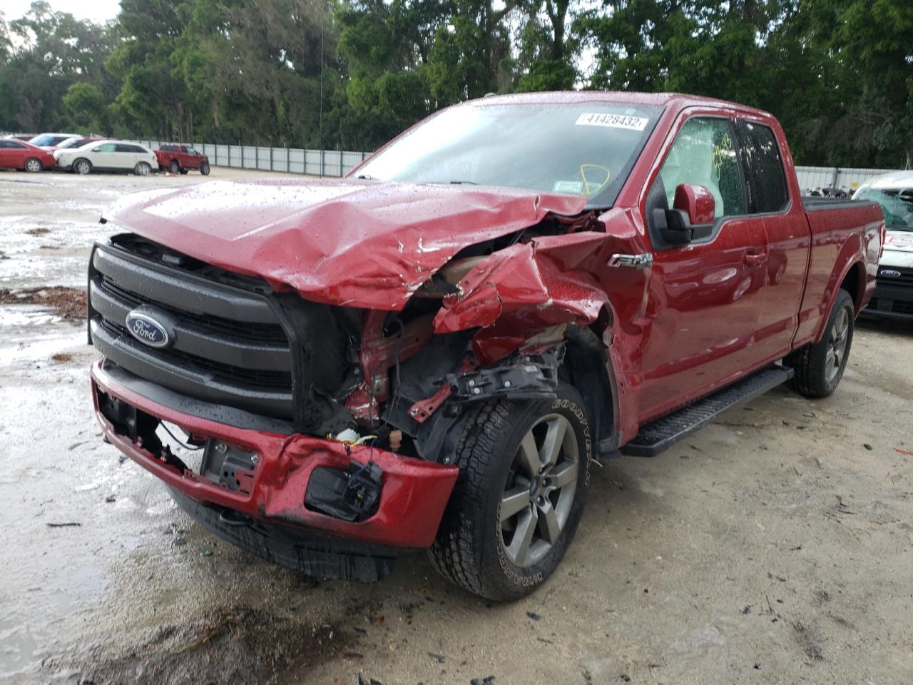 Photo 2 from auction – 2016 FORD F-150 with VIN 1FTFX1EF2GFD57938