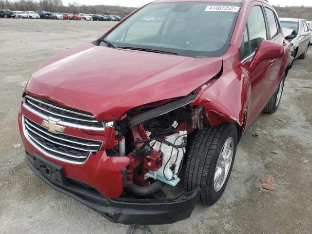 Photo 9 from auction – 2015 CHEVROLET TRAX 1LT with VIN KL7CJLSB8FB202511