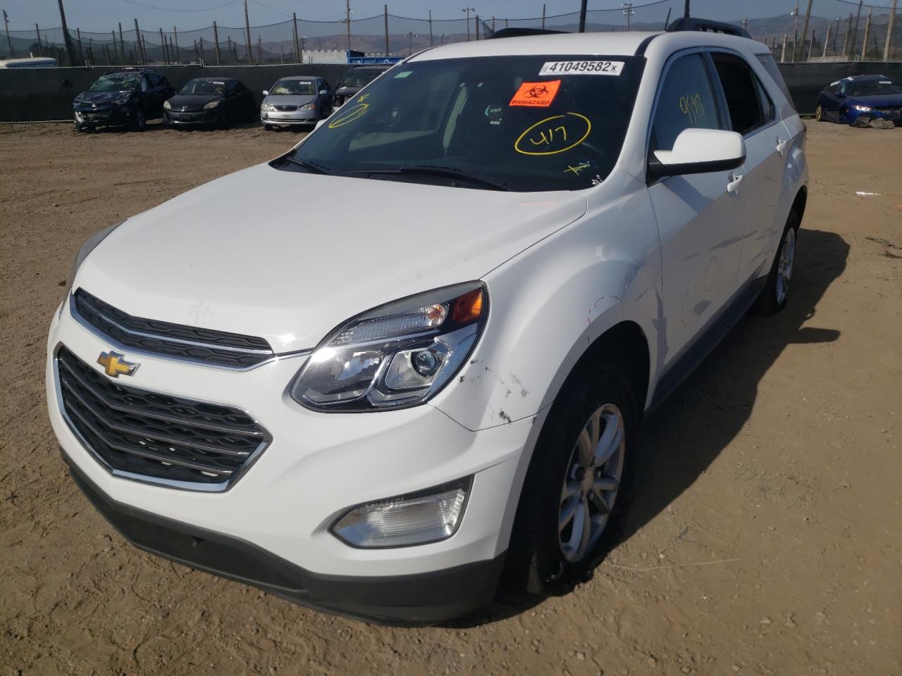 Photo 2 from auction – 2017 CHEVROLET EQUINOX LT with VIN 2GNALCEK9H1513570