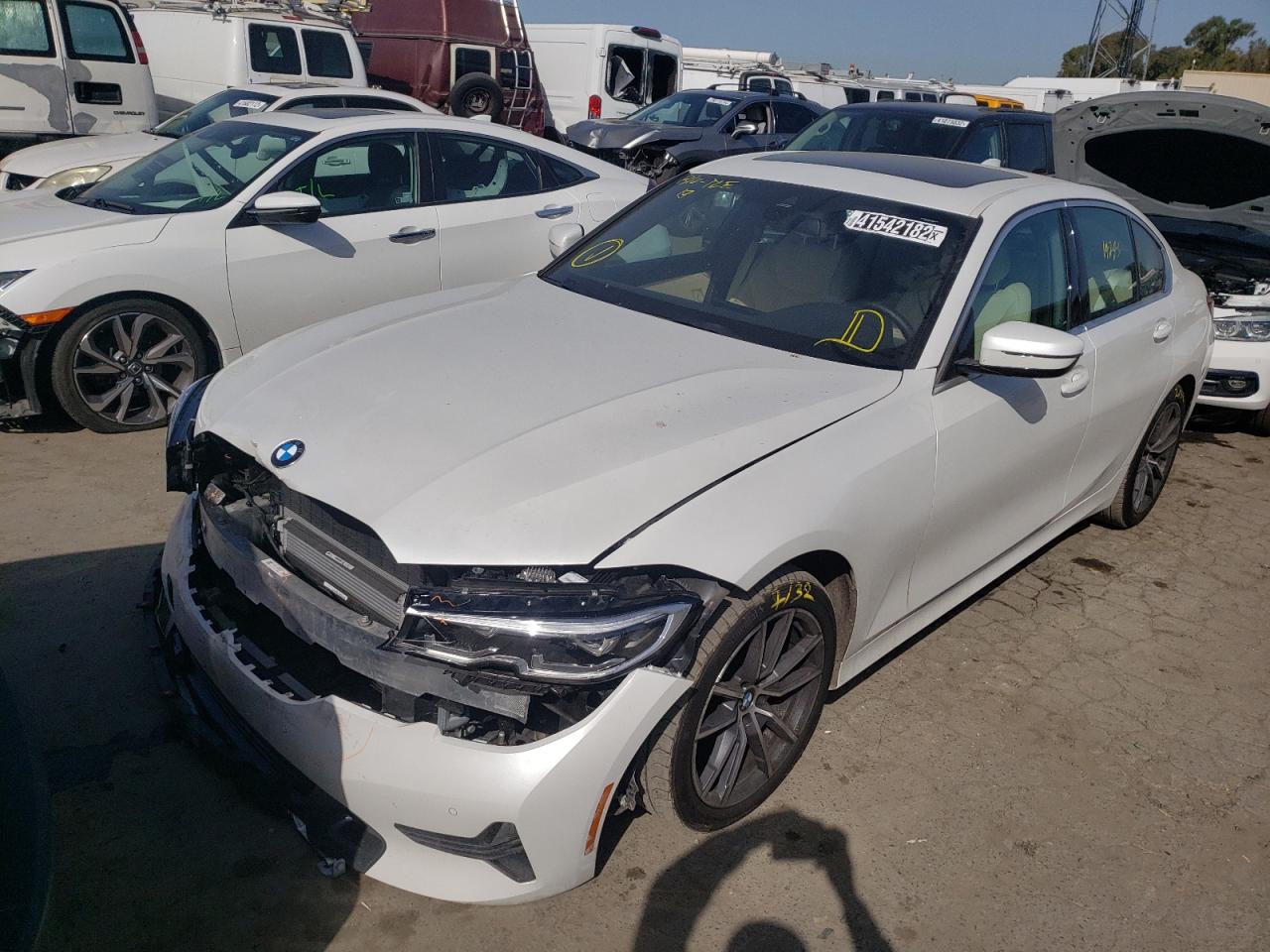Photo 2 from auction – 2021 BMW 330XI with VIN 3MW5R7J02M8C17495