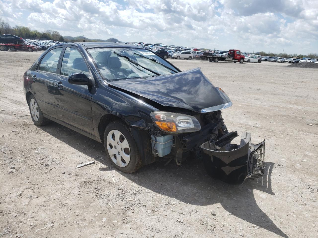 KIA SPECTRA EX 2009 with VIN KNAFE221995628648 - Photo from auction
