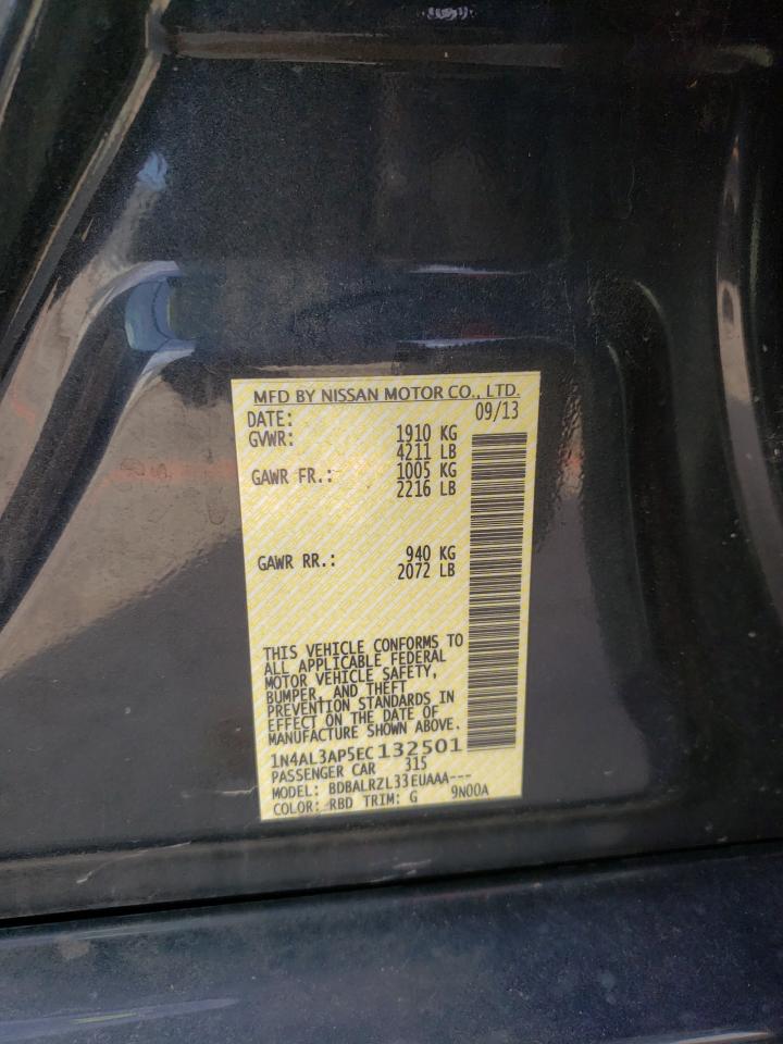 Photo 10 from auction – 2014 NISSAN ALTIMA 2.5 with VIN 1N4AL3AP5EC132501