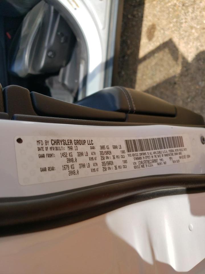 Photo 10 from auction – 2014 JEEP GRAND CHER with VIN 1C4RJFBT8EC160907