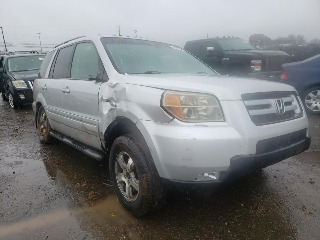 HONDA PILOT EX 2006 with VIN 5FNYF18696B016093 - Photo from auction