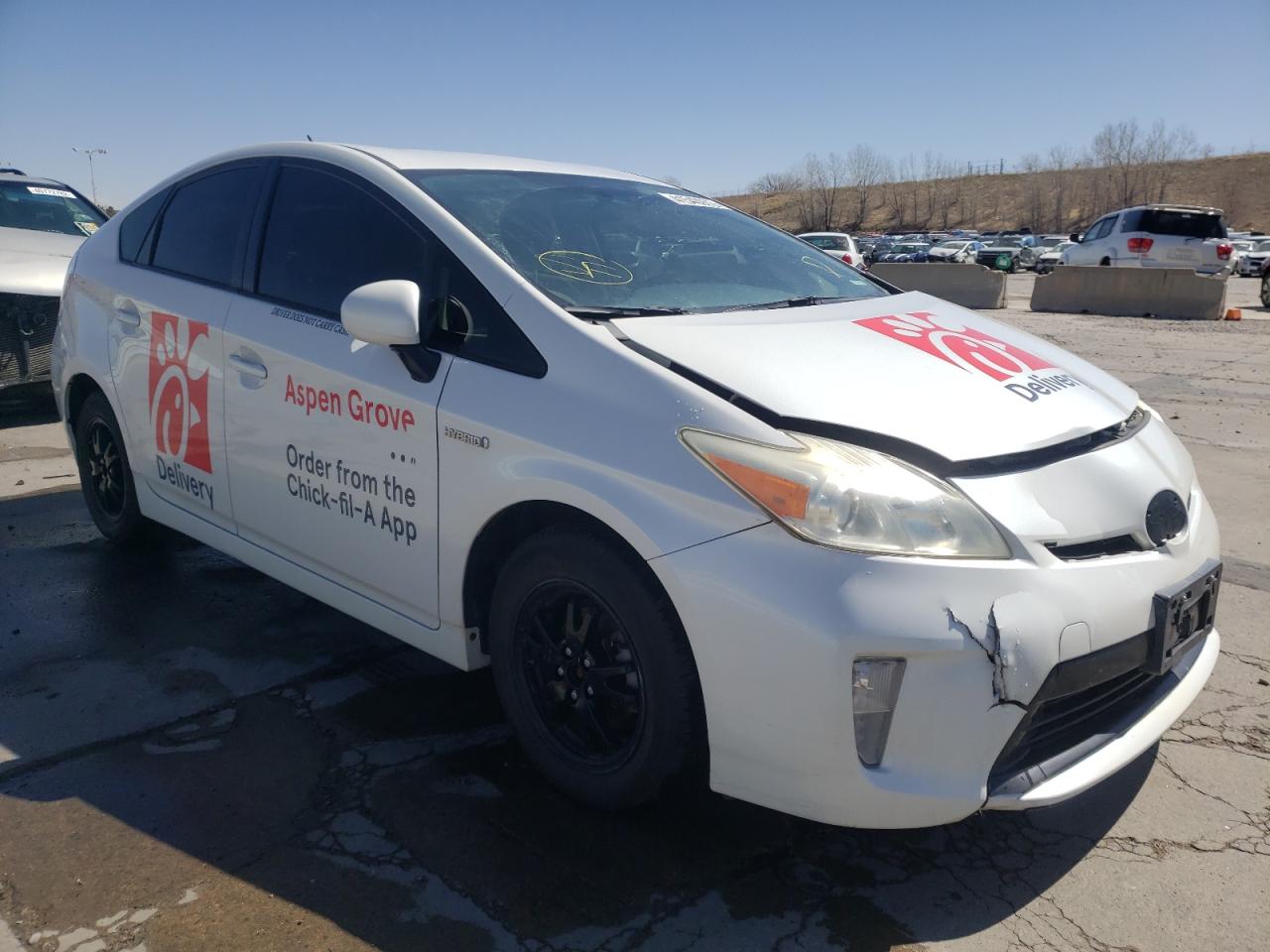 TOYOTA PRIUS 2012 with VIN JTDKN3DU0C5519100 - Photo from auction