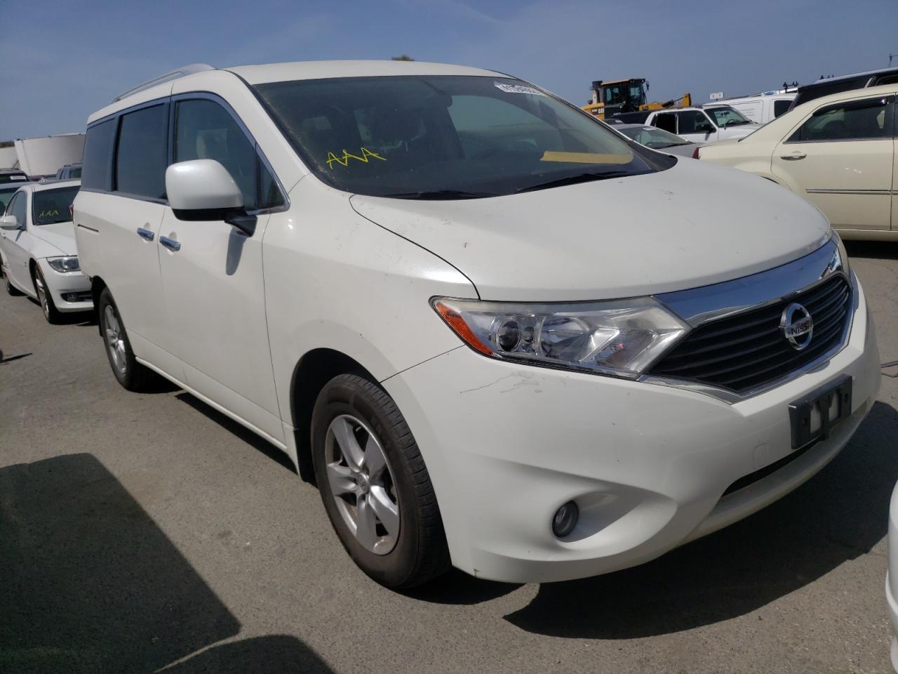NISSAN QUEST S 2015 with VIN JN8AE2KP2F9127885 - Photo from auction