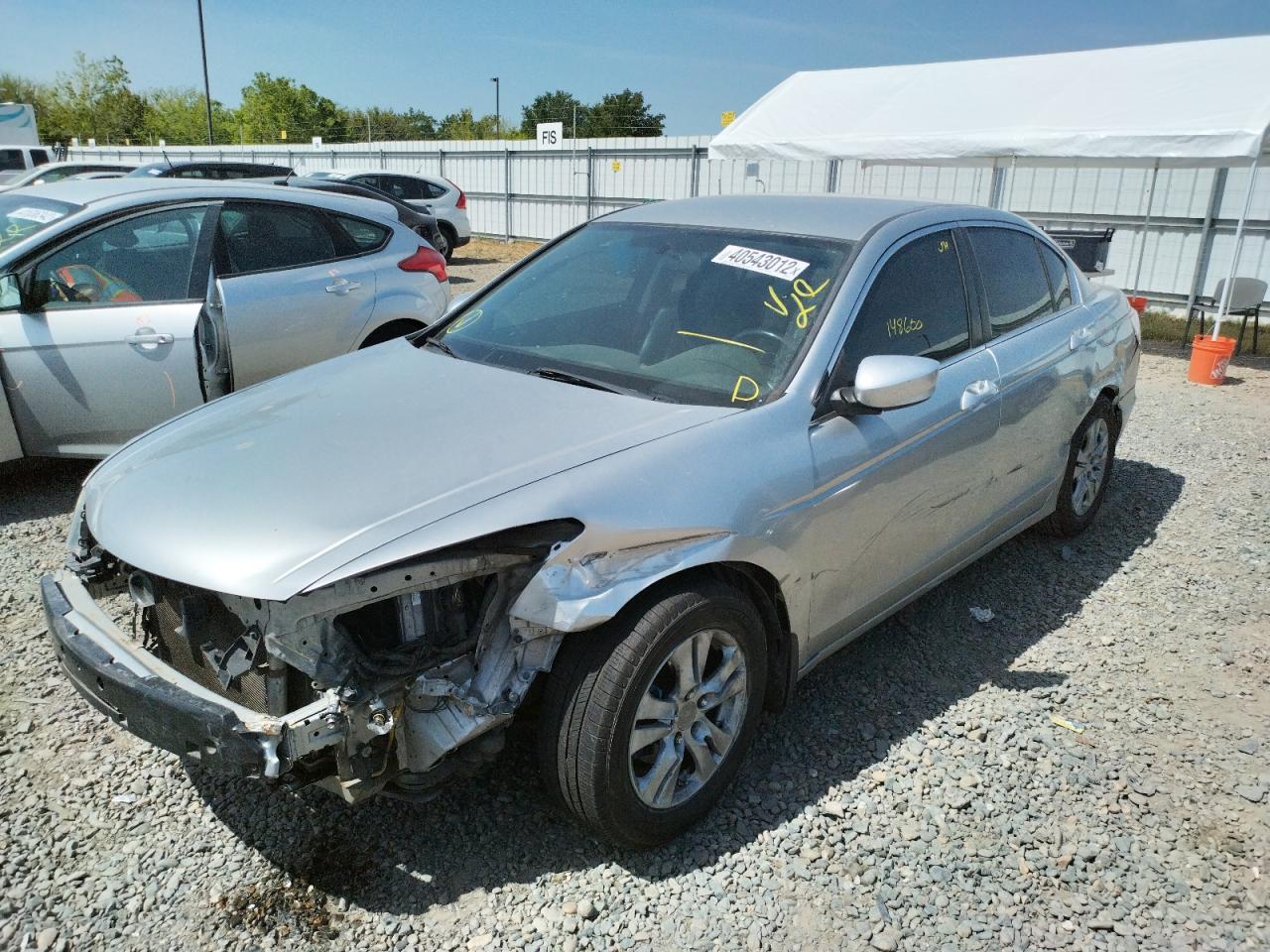 Photo 9 from auction – 2012 HONDA ACCORD SE with VIN 1HGCP2F67CA082423