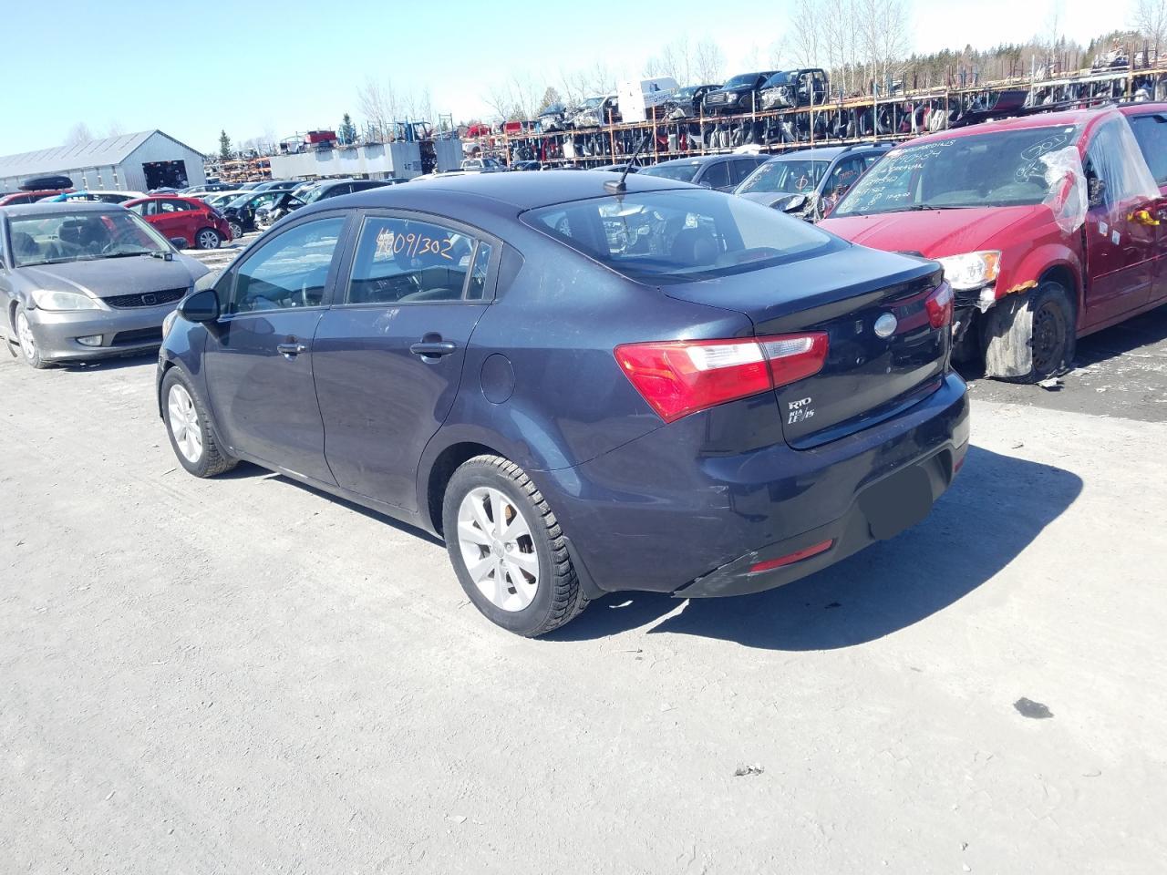 Photo 3 from auction – 2013 KIA RIO LX with VIN KNADM4A3XD6175314