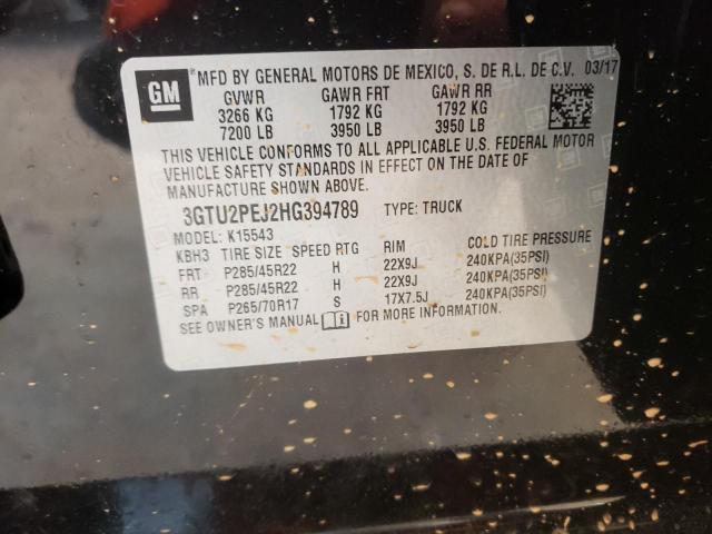 Photo 10 from auction – 2017 GMC SIERRA K15 with VIN 3GTU2PEJ2HG394789